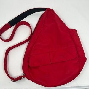 AMERIBAG Unisex One Size Red Microfiber Crossbody Sling Tote Healthy Back Bag